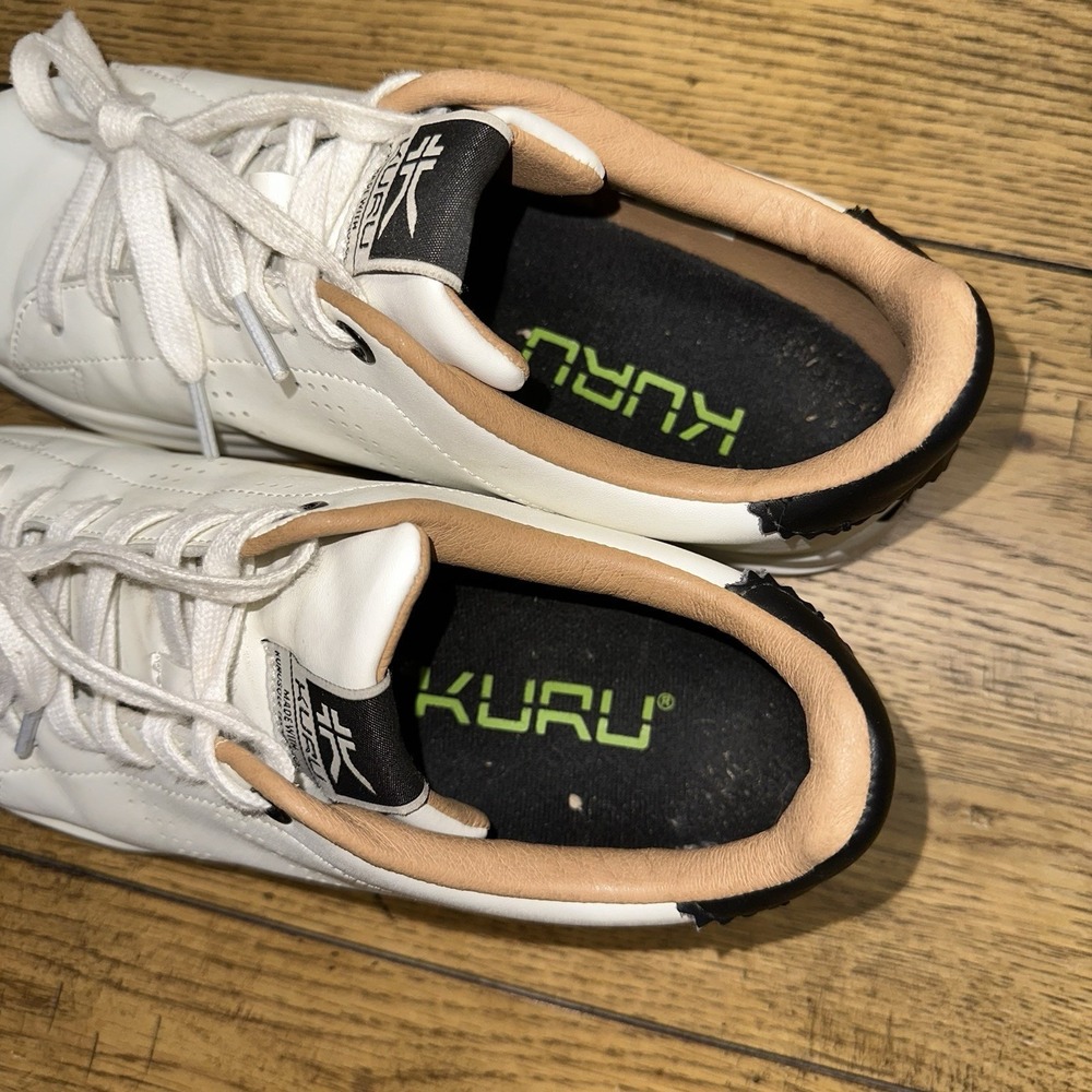 KURU CLOUD Classic White Leather Low Top Walking Shoes 20630290 Women's 9 M $129 - Picture 8 of 11